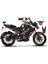 Bajaj Pulsar 200 NS Project 46 Rossi Shark Design Sticker Set Koyu Gri 1