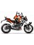 Ktm Duke 200 Race Colors Design Sticker Set Turuncu-Kırmızı 1