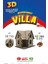 212TOYZZ 3D Boyanabilir Ahşap Villa Maketi - Çocuklar Için Eğitici Oyuncak 1