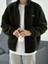 Oversize Tam Fermuarlı Kuzu Sweatshirt Içi Polarlı Sherpa Kumaş Sweatshirt Haki 2Xl 1