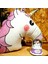 Dream Unicorn Işıklı Kar Küresi ve 3D Unicorn Yastık Arkadaşa Hediye 1