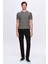 Slim Fit Haki Rayon Polo Yaka Fermuarlı Triko T-Shirt 4