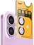 Buff iPhone 16 / iPhone 16 Plus Metal Kamera Lens Koruyucu Rose Pink 1