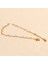 Zincir Kalp Bileklik 717011 Gold 3