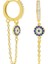 Halka ve Zincir Küpe 717086 Gold 1