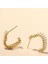 Zirkon Kalp Küpe 717099 Gold 2