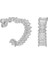 Zirkon Kalp Küpe 717099 Silver 1