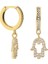 Fatıma Halka Küpe 717102 Gold 1