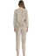 U.s Polo Assn. 17080 Kadın Uzun Kollu Welsoft Paçası Lastikli Pijama Takım-Bej 2
