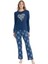 U.s Polo Assn. 17108 Kadın Uzun Kollu Yuvarlak Yaka Pijama Takımı-Lacivert 1