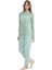 U.s Polo Assn. 17108 Kadın Uzun Kollu Yuvarlak Yaka Pijama Takımı-Mint 2