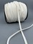 8 mm Polyester Zincir Kordon-5 Metre-Beyaz 1