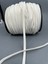 8 mm Polyester Zincir Kordon-5 Metre-Beyaz 2