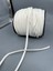 8 mm Polyester Zincir Kordon-5 Metre-Beyaz 3