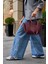 Bordo Kadın Bolso Shopper El ve Omuz Çantası 2
