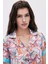 Leyiza Desenli Kısa Saten Pijama Takımı 4
