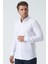 Bangor G2008 Slim Fit Flam Keten Pamuklu Gömlek Beyaz 2