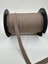 1 cm Polyester Grogren Şerit-5 Metre-Sütlü Kahve 2