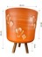 Kaktüs Desenli Toprak Saksı Saksılık Salon Çiçeklik 3 Ayaklı - 19 CM 2