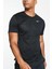 Dri-Fit Run Top Short-Sleeve Standart Fit Kesim Siyah Erkek Tişört 1