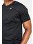 Dri-Fit Run Top Short-Sleeve Standart Fit Kesim Siyah Erkek Tişört 2