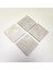 Mermer Bardak Altlığı 4’lü Set, 10 X10CM, Eskitme, Krem, Baskısız Boyanabilir, 3
