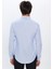 Erkek Slim Fit Dar Kesim Uzun Kollu Pamuklu Çizgili 4 Mevsim Düğmeli Yaka Gömlek 5