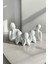 Beşli Aile Dekoratif Obje Biblo (8 Cm-7 Cm-6 Cm) 2