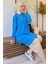 Mavi Kadın Bisiklet Yaka Tesettür Tunik P-00006534 3