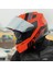 Storm 2 Fıst Mat Turuncu-Siyah Kask Gri Cam 1