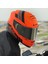 Storm 2 Fıst Mat Turuncu-Siyah Kask Gri Cam 4