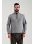 Erkek Yarım Fermuarlı Polar 2312002 Grey 2312002-057 1