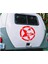 Punisher Kurukafa Askeri Yıldız Araba Oto Motosiklet Karavan Sticker 00473 5