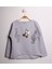 Kız Çocuk T-Shirt Pullu Nota Nakış 1
