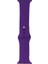 Apple Watch Uyumlu 9 (41MM) Uyumlu Klasik Silikon Kordon Derin Mor 1