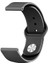 Galaxy Watch 5 (44MM) Uyumlu (20MM) Klasik Silikon Kordon-11 Siyah 1
