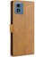 Motorola Moto G24 Çift Katmanlı Koruma Için Flip Case Yan Cep Anti (Yurt Dışından) 5