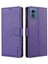 Motorola Moto G24 Çift Katmanlı Koruma Için Flip Case Yan Cep Anti (Yurt Dışından) 1