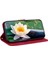 Realme 12 Artı Manyetik Kickstand Kickstand Kabartma Lotus Için Flip Case (Yurt Dışından) 3