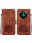Realme 12 Artı Manyetik Kickstand Kickstand Kabartma Lotus Için Flip Case (Yurt Dışından) 1