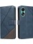 Elmas Dikiş ve Kart Yuvası Deri ile Oppo A78 4g Için Flip Case (Yurt Dışından) 1