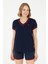 Kadın Lacivert Tişört 50285848-VR033 1