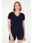 Kadın Lacivert Tişört 50285848-VR033 3