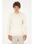 U.S. Polo Assn.  Erkek Krem Sweatshirt 50293439-VR071 3