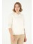 Kadın Krem Sweatshirt 50296947-VR071 1