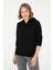 U.S. Polo Assn.  Kadın Siyah Sweatshirt 50296947-VR046 3