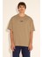 U.S. Polo Assn. Erkek Haki T-Shirt 50289280-VR027 5