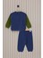 Erkek Bebek 2'li Takım Gece Mavisi 4