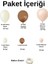 Balon Seti Karamel-Retro Beyaz-Makaron Somon 60 Lı Balon Zinciri Seti 2