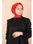 Kırmızı Levidor Düz Twill Ipek Eşarp 2